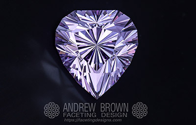A collection of my best Gemstone Faceting Designs Volume 6 Kindness gem facet diagram